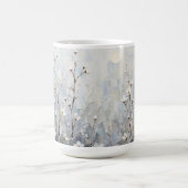 Serene Winter Blossoms Abstract Coffee Mug  コーヒーマグカップ (中央)