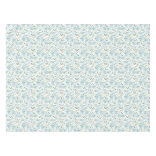 Serene Winter Botanical Table Linen テーブルクロス (正面(横))