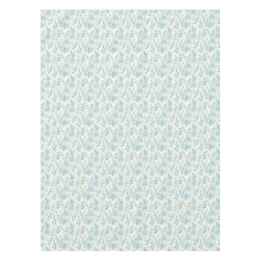Serene Winter Botanical Table Linen テーブルクロス (正面)