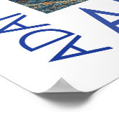 Serene Winter Cottage Landscape AI Art ポスター (角)