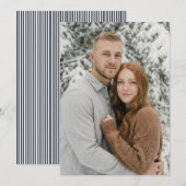 Serene Winter Photo 招待状 (正面/裏面)