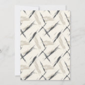 Serene Winter Photo 招待状 (裏面)