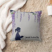 Serene Wisteria Dreams  クッション (ブランケット)