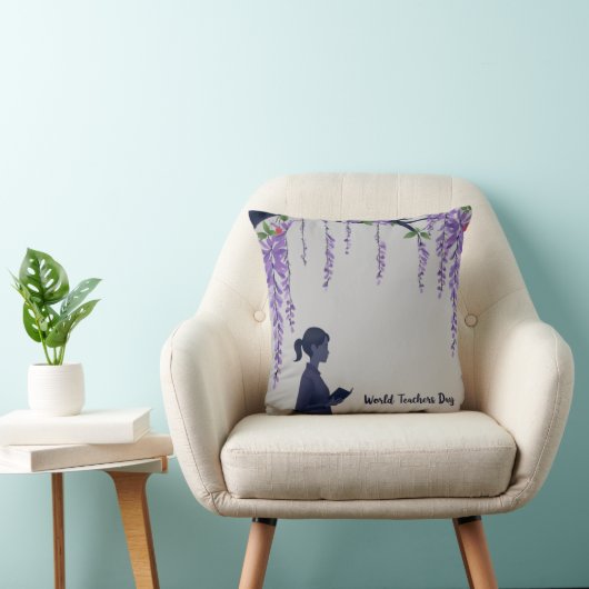 Serene Wisteria Dreams  クッション (椅子)