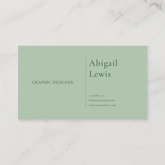 Serene Zen Garden Landscape Red Rose Sun Sphere 名刺 (裏面)