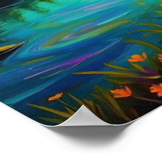 SereneRiverReflections ポスター (角)