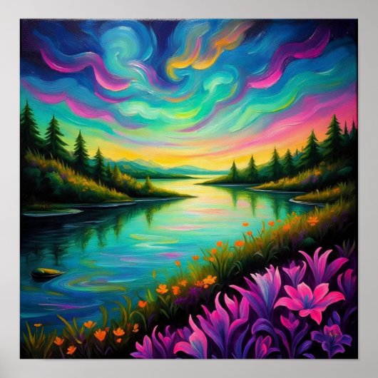 SereneRiverReflections ポスター (正面)