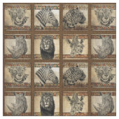 Serengetiのサファリ ファブリック (クローズアップ)