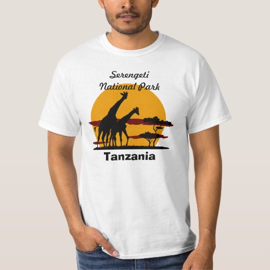Serengetiの国立公園 Tシャツ (正面)