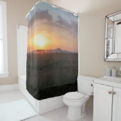 Serengetiの日没 シャワーカーテン (インサイチュ)