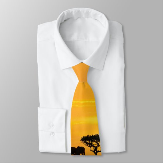 Serengetiの日没 ネクタイ (タイ)