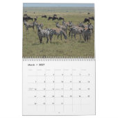 Serengetiの2016年の野性生物のカレンダーの生命 カレンダー (3月 2027)