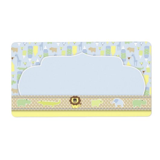 Serengetiベビー名タグ ラベル (正面)