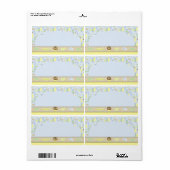 Serengetiベビー名タグ ラベル (フルシート)