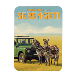 Serengeti National Park Tanzania Zebras マグネット