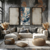 Serenidad Congelada Maravilla Invernal Surrealista ポスター