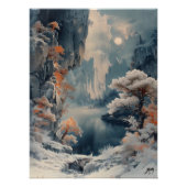 Serenidad Congelada Maravilla Invernal Surrealista ポスター (正面)