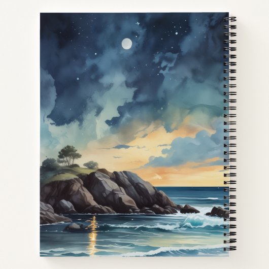 Serenidad Lunar ノートブック (裏面)