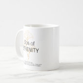 SERENITY を味わう エレガントでミニマリストな コーヒーマグ コーヒーマグカップ (正面左)