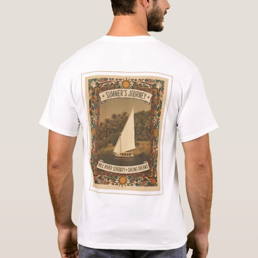 Serenity | サマーズジャーニー グラフィックTシャツ Tシャツ (裏面)