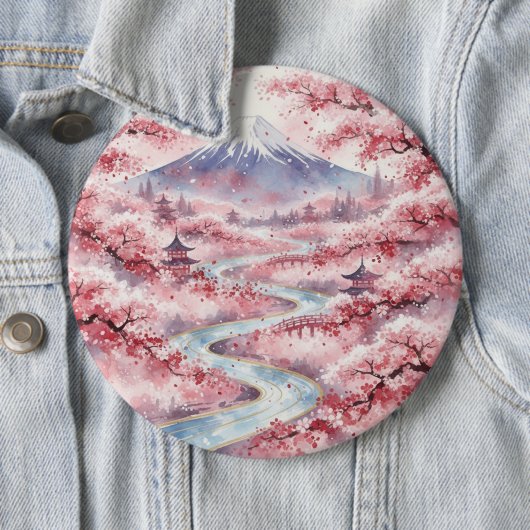 Serenity Among Cherry Blossoms 缶バッジ (インサイチュ)