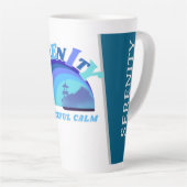 Serenity : an inner peace カフェラテマグ (右アングル)