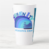 Serenity : an inner peace カフェラテマグ (正面)