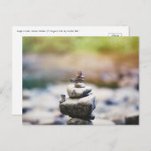 Serenity at Eagle Creek：禅の瞬間 ポストカード (正面/裏面)