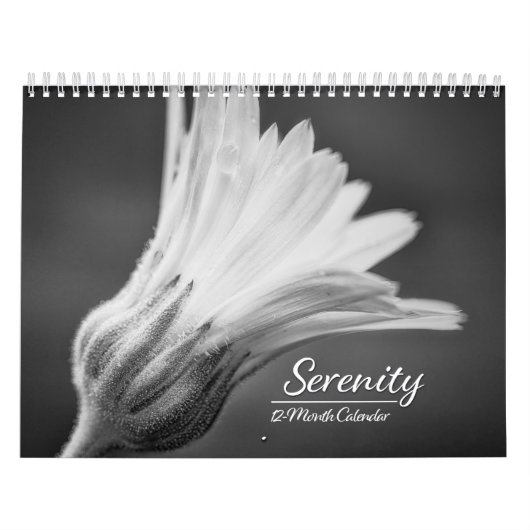 Serenity: Black and White Photos Calendar カレンダー (カバー)