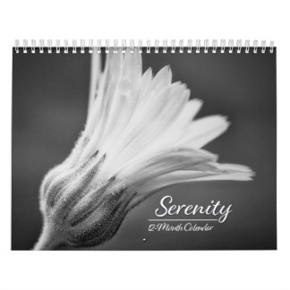 Serenity: Black and White Photos Calendar カレンダー