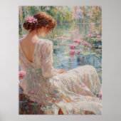 Serenity by the Water Lilies ポスター (正面)