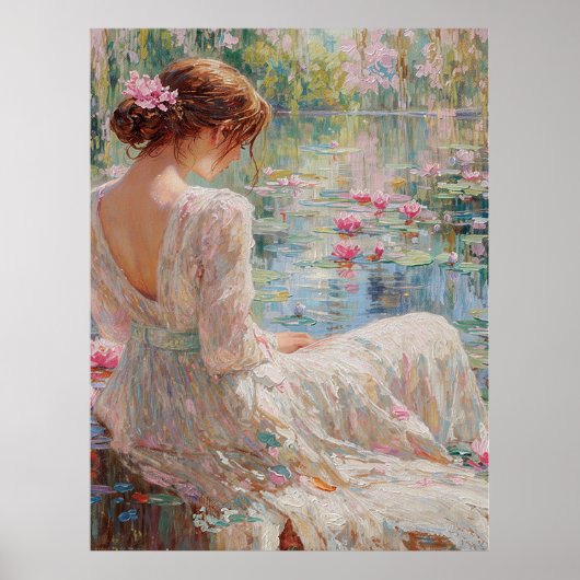 Serenity by the Water Lilies ポスター (正面)