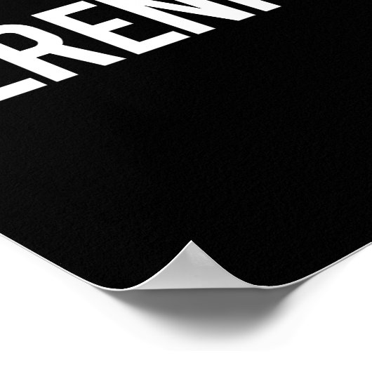 Serenity - Cool New Funny Name Fan Gift Tee  ポスター (角)