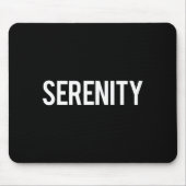 Serenity - Cool New Funny Name Fan Gift Tee  マウスパッド (正面)