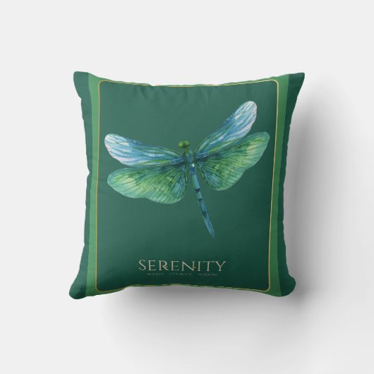 Serenity Dragonfly クッション (裏面)