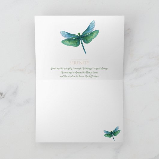 Serenity Dragonfly サンキューカード (内部)