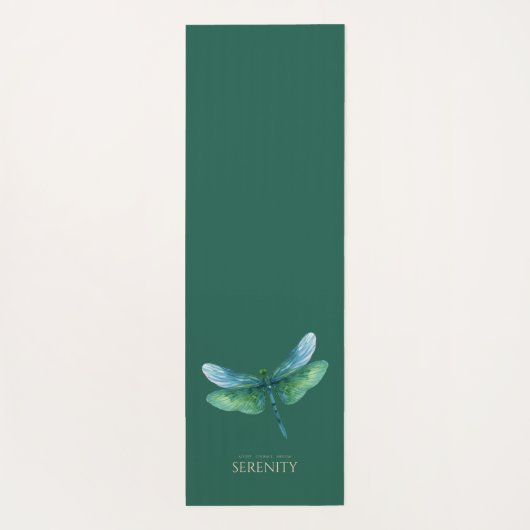 Serenity Dragonfly ヨガマット (裏面)