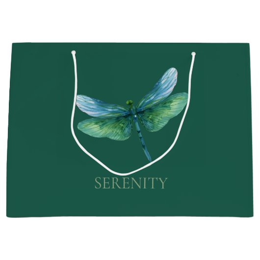 Serenity Dragonfly ラージペーパーバッグ (正面)