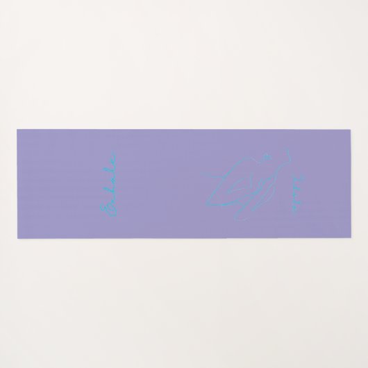 Serenity Flow – Custom Yoga Mat  ヨガマット (裏面(横))