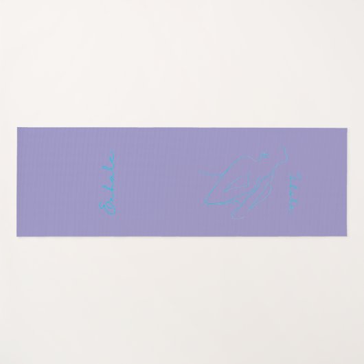 Serenity Flow – Custom Yoga Mat  ヨガマット (正面(横))