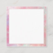 Serenity Flower of Life スクエア名刺 (裏面)