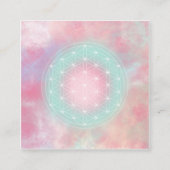 Serenity Flower of Life スクエア名刺 (正面)