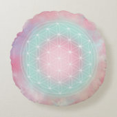 serenity flower of life ラウンドクッション (正面)