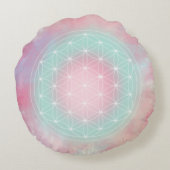 serenity flower of life ラウンドクッション (裏面)