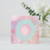 Serenity Flower of Life Necklace | Sacred Geometry セーブザデート (スタンド正面)