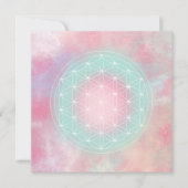 Serenity Flower of Life Necklace | Sacred Geometry セーブザデート (正面)