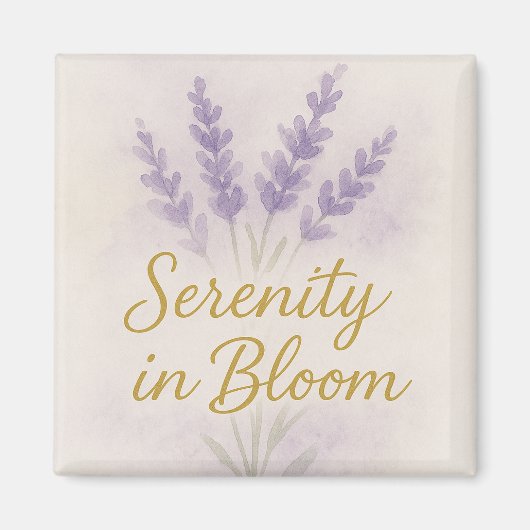 Serenity in Bloom — マグネット (正面)