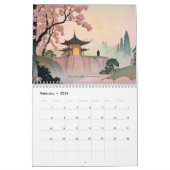 Serenity in Bloom Japanese Garden Wall Calendar カレンダー (2月 2026)