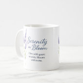 Serenity in Bloom — Mug コーヒーマグカップ (正面左)