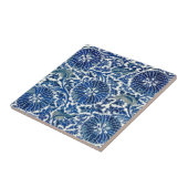 Serenity in Blue:フローラ中国のタイル芸術 タイル (側面)